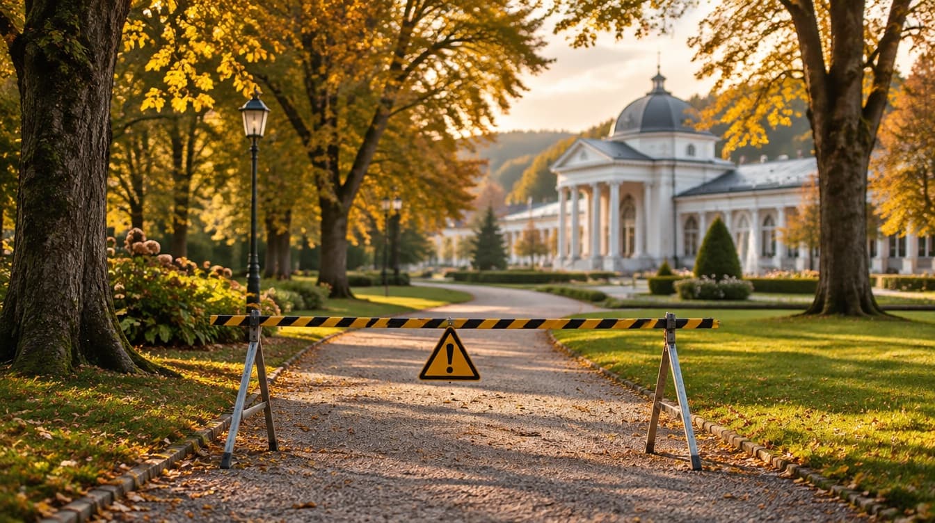 Bad Meinberg: Kurpark seit März 2026 gesperrt — was der Mofetten-Zwischenfall für Gewerbeimmobilien im Kur-Ortsteil bedeutet
