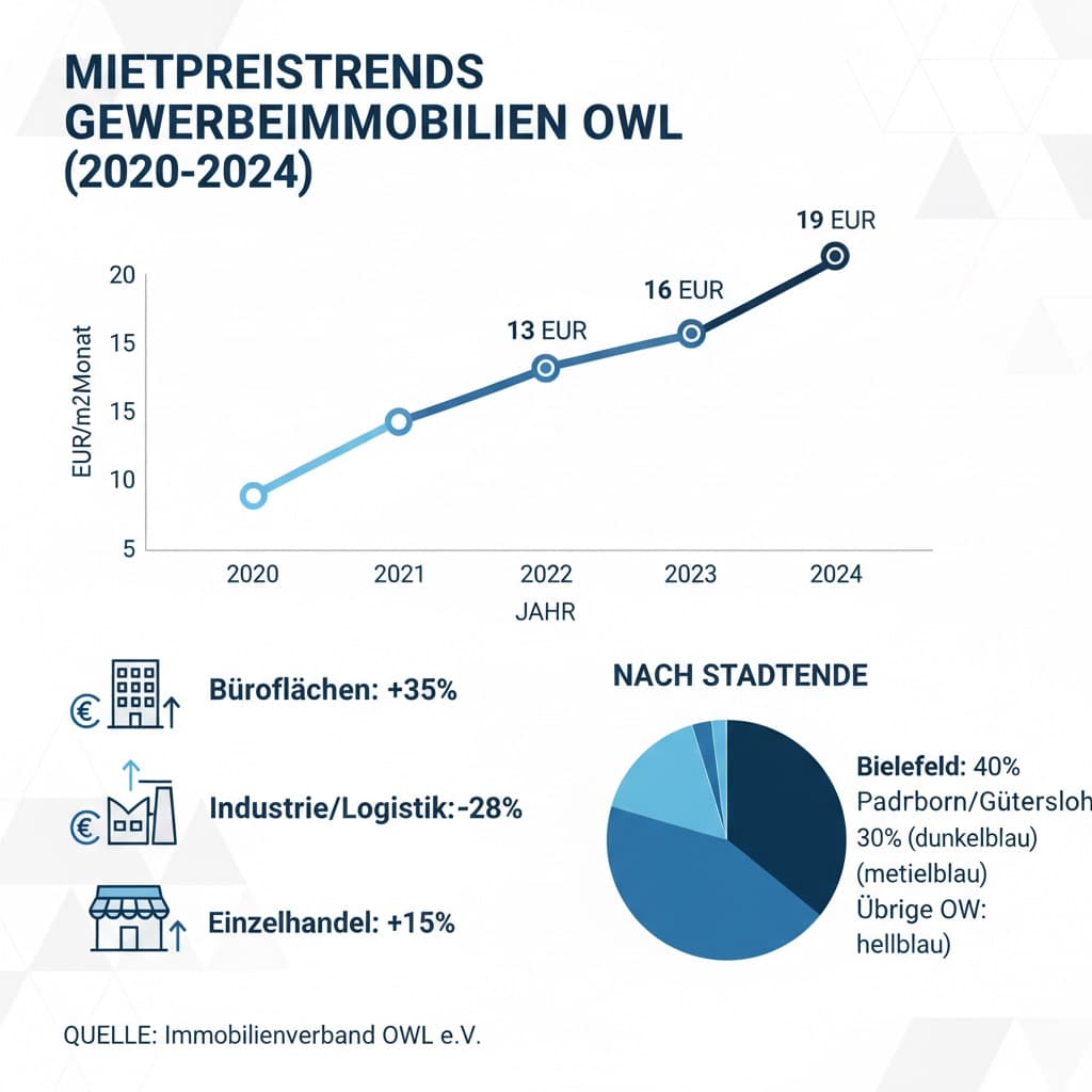 Einzelhandelsmieten in Lippe und OWL 2026: 1A-Lage erholt sich, Nebenlage kämpft mit Leerstand