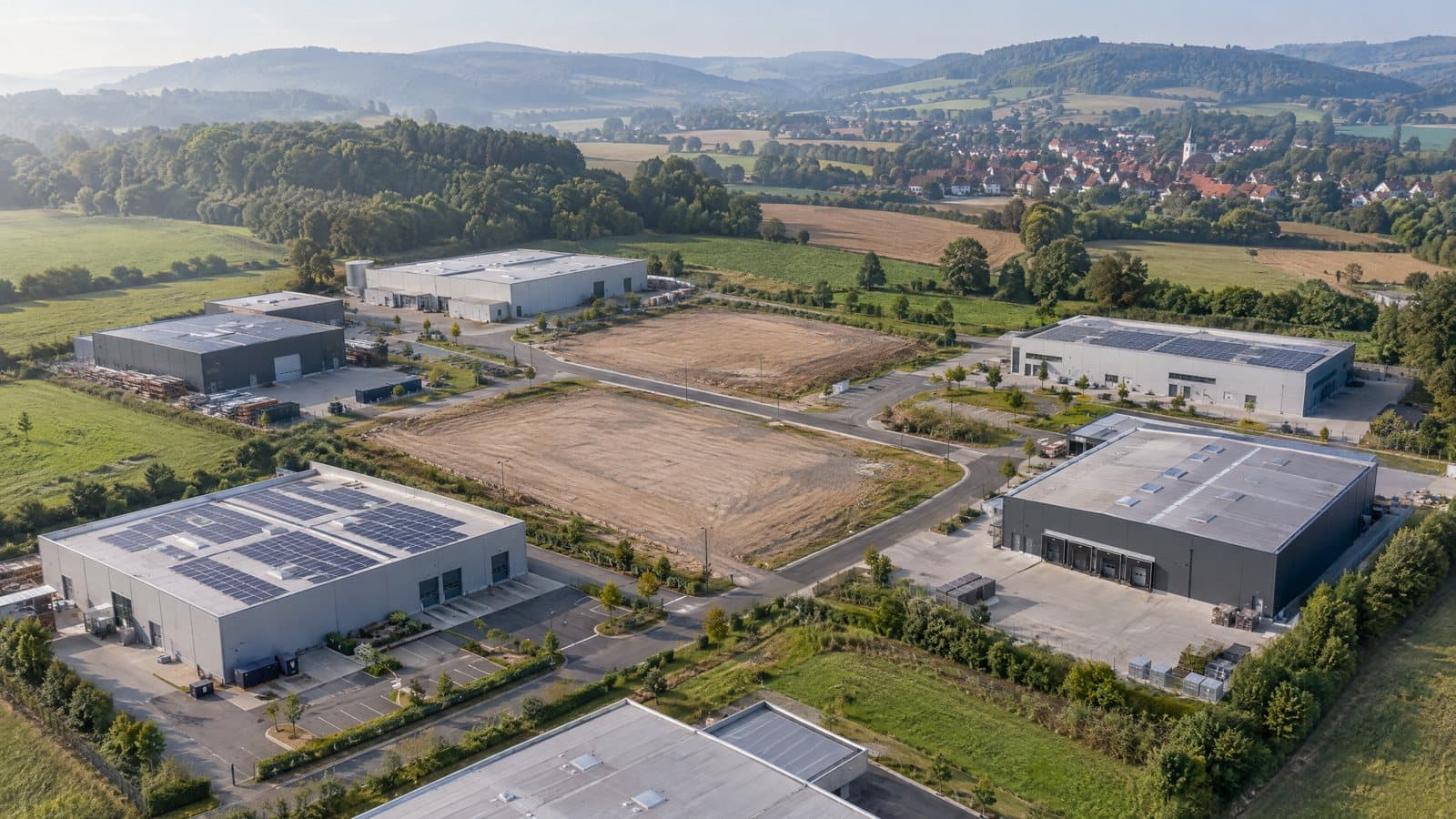 Gewerbeflächen im Kreis Lippe: Kleinstes Kontingent in OWL — warum Bestandshallen und Grundstücke mit Baurecht an Wert gewinnen